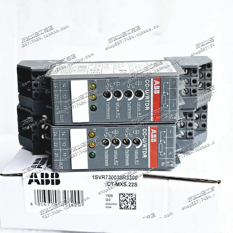오리지널 ABB 시그널 컨버터 CC-U/RTDR 1SVR040013R2701 110-240VAC 포장