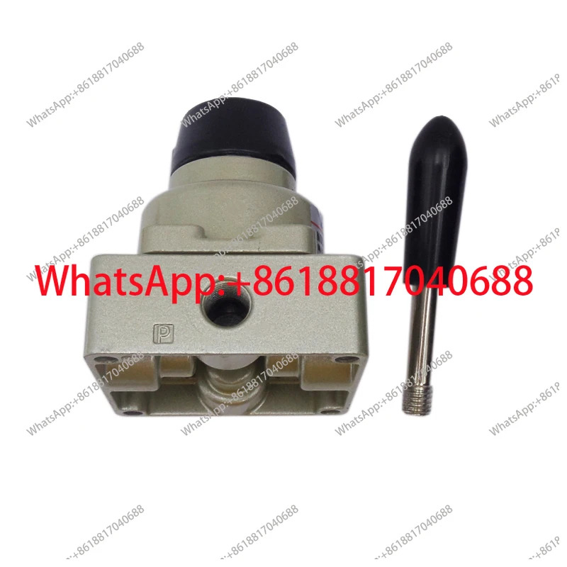HV-02 HV-03 HV-04 4개회전식 수동 제어 포트 3위치 1/4인치 3/8인치 1/2인치 BSPT 수동식 공압 밸브