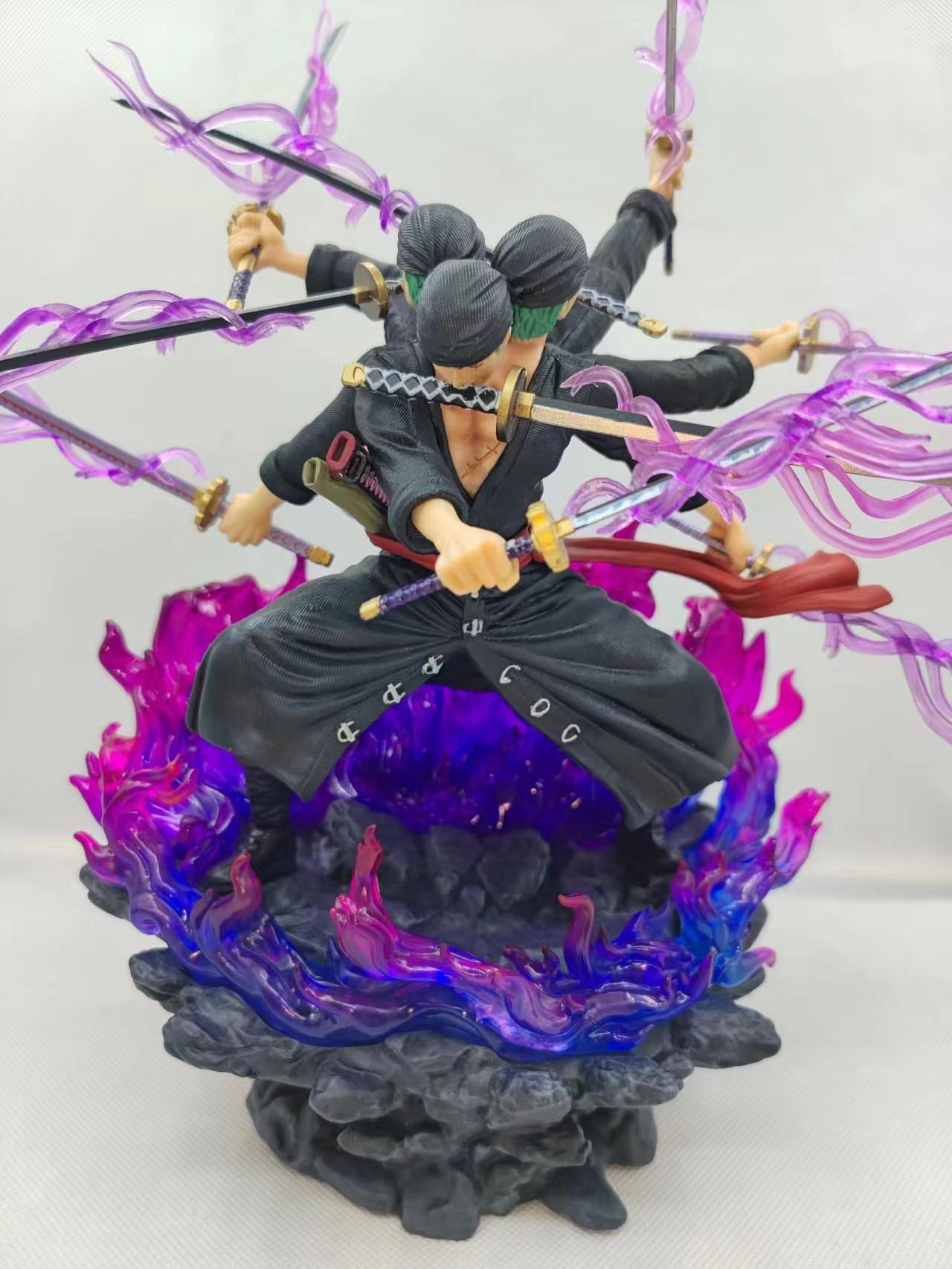 원피스 아수라 조로 아수라 피규어 장식품 밀짚모자 해적단 루피 상디 에이스 조로 - 상품 이미지