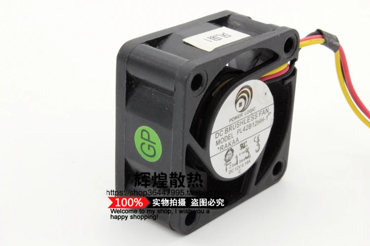 파워 로직 PL42B12HH-1 4020 4CM 무소음 12V 0.18A 이볼 베어링 냉각팬JFG