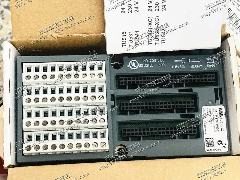 오리지널 ABB 컨트롤 모듈 TU515 C2 1SAP212200R0001