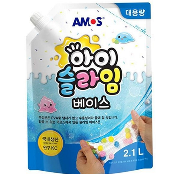 말랑말랑슬라임 슬라임 놀이 클리어 대용량 슬라임 놀이용 - 상품 이미지