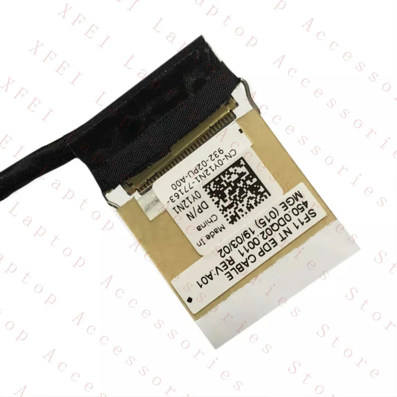 C Dell Chromebook 5190 Lcd EDP 케이블 Lvds 와이어 비터치 0Y12N1새