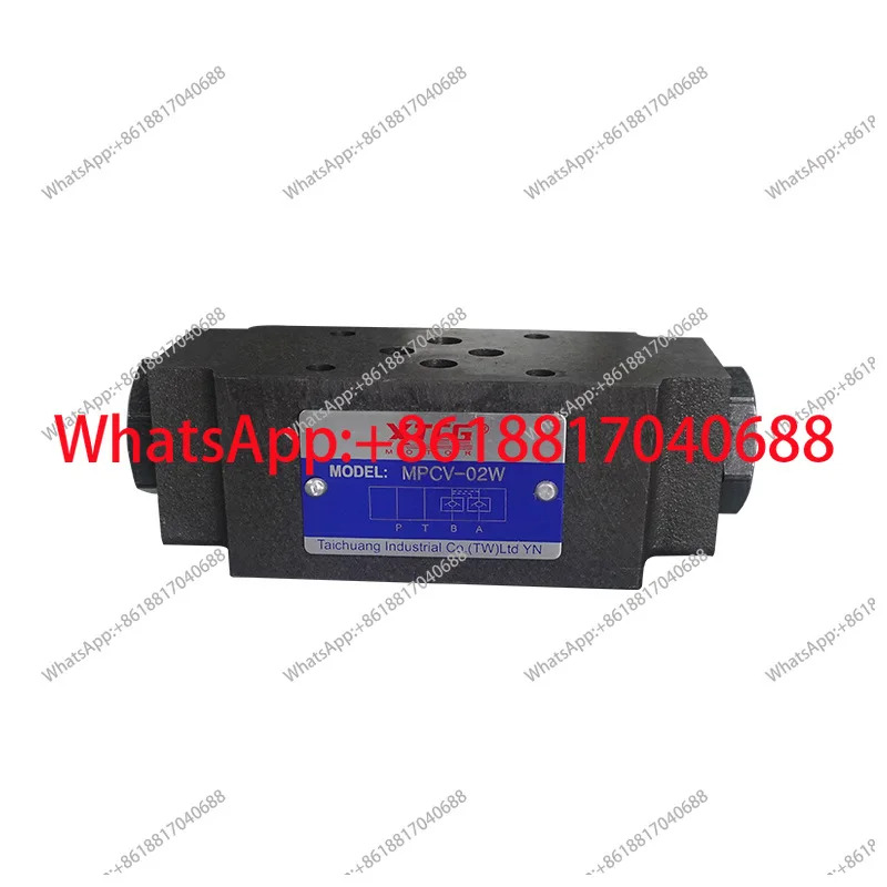적층형 유압 제어 단방향 압력 유지 밸브 MPCV-02W/02A/02B/03W/03A