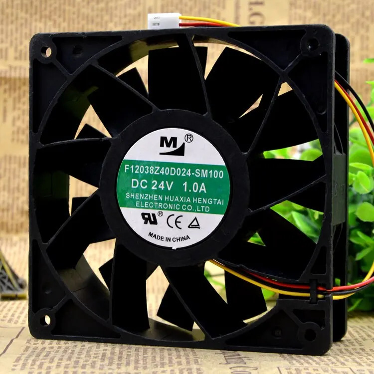 Yi meng F12038Z40D024-SM100 24V 1.0A 12CM 변환기 냉각팬12038
