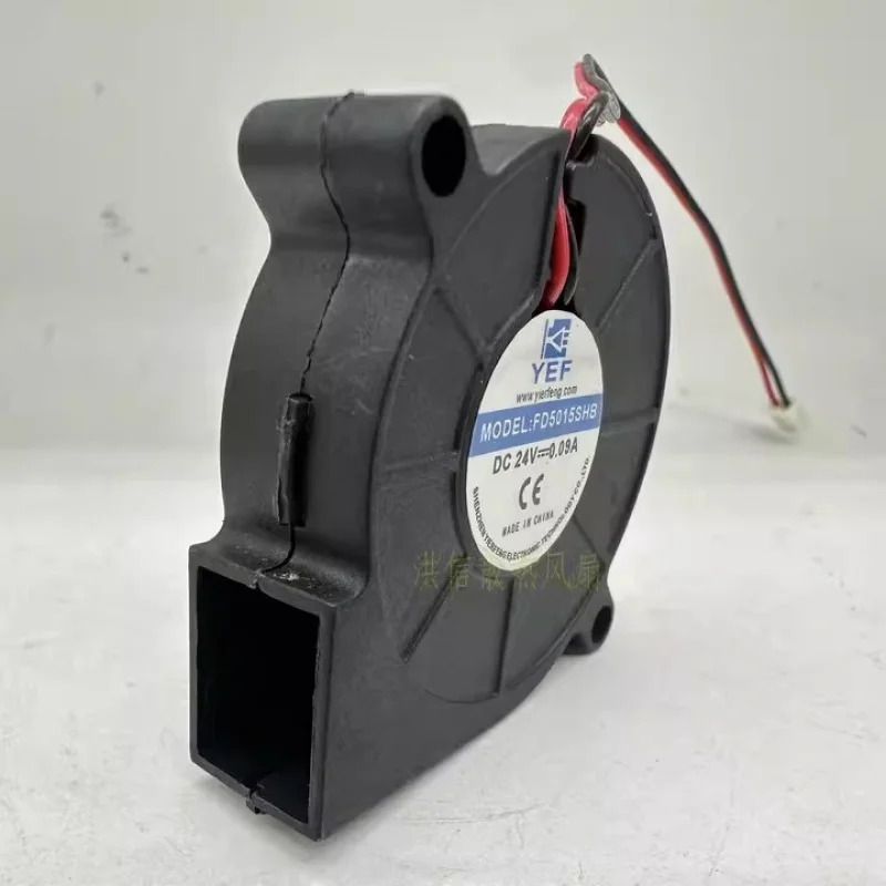 C YEF 팬 FD5015SHB DC24V 0.09A 50x15MM 2선 블로워 소형