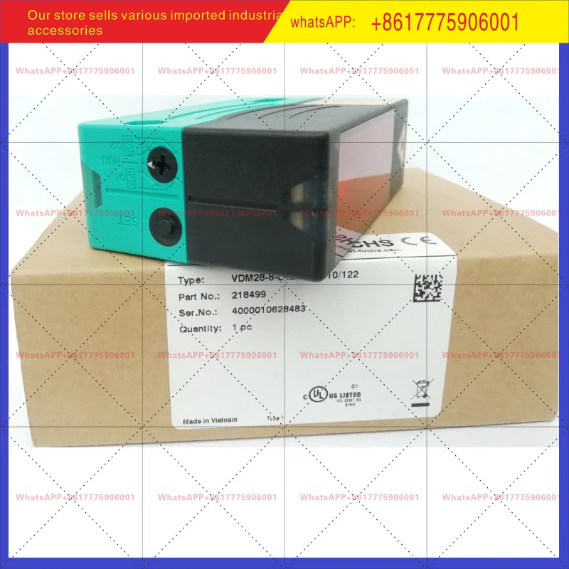 오리지널 광전스위치 레드 페퍼푸흐스 거리 측정 센서 VDM28-8-L-IO/73c/110/122
