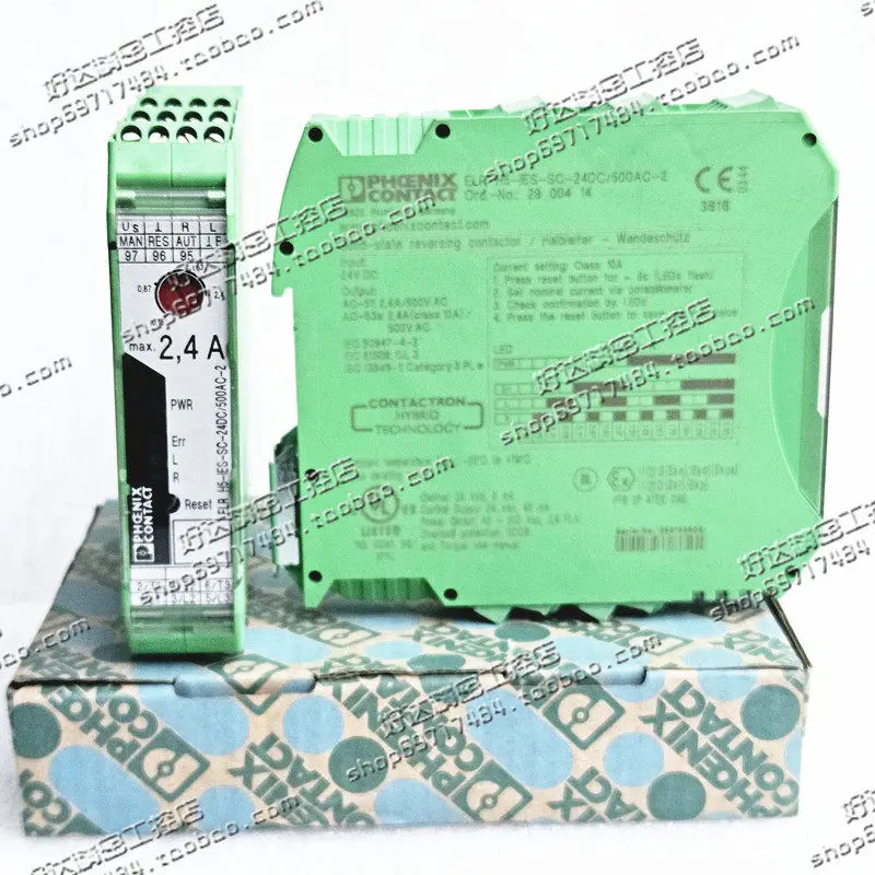 오리지널 피닉스 모터 스타터 ELR H3-I-SC- 24DC/500AC-06 - 2900542