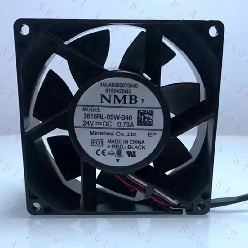 NMB 3615RL-05W-B46 DC24V 0.73A 4선식 냉각팬