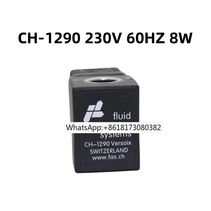 CH-1290 230V 60HZ 8W 솔레노이드 밸브 코일 유체 완전 새