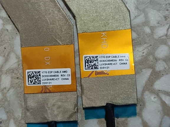 Lenovo호환 Legion 7 16IAX7 스크린 케이블 JY770 DC02C00WD00 5C10S30581