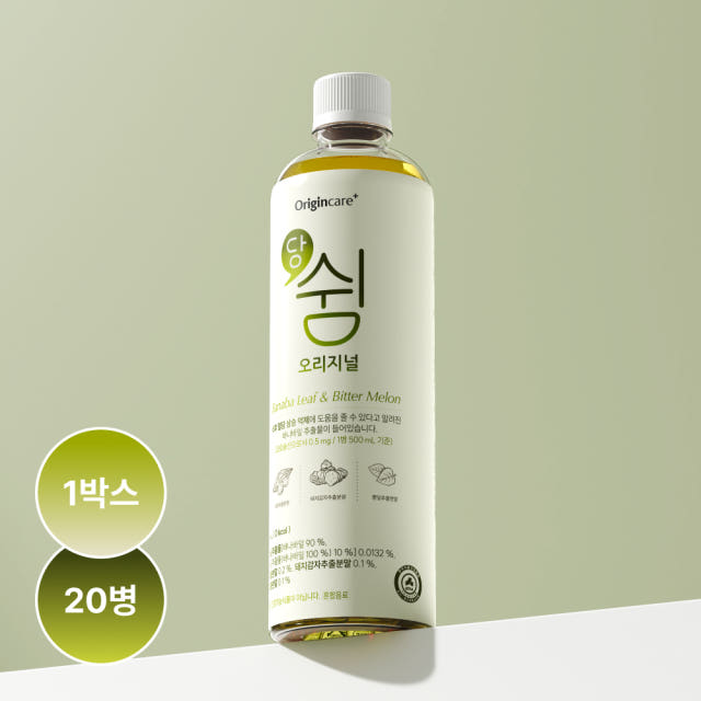 오리진케어 당쉼 혈당관리 바나바잎차, 여주차, 돼지감자차 기능성표시식품