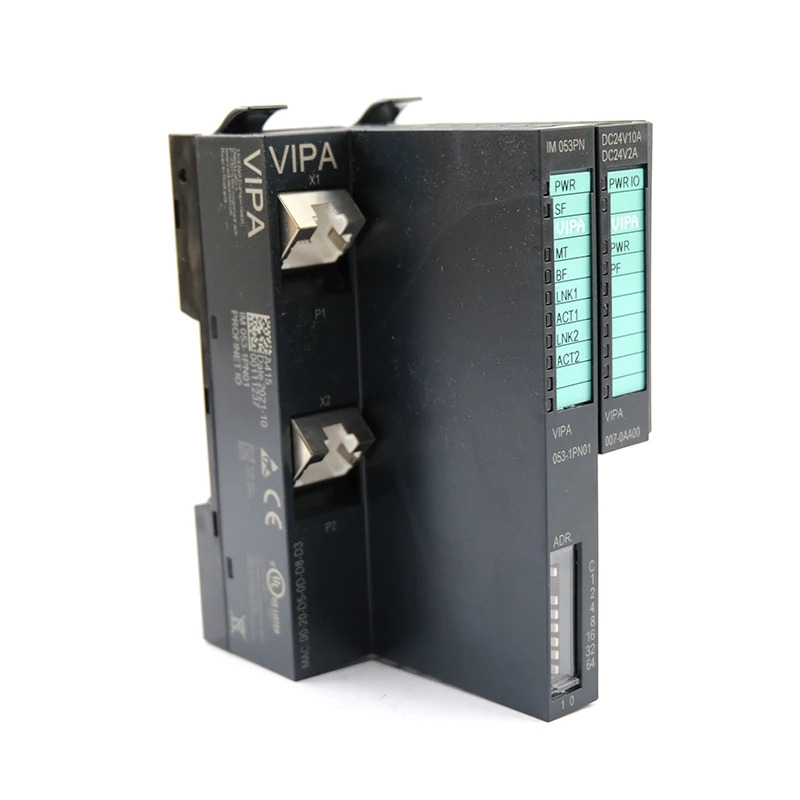 고성능 고속 통신 100Mbit S 풀 듀플렉스 64모듈 PROFINET IO 슬레이브 인터페이스 모듈 053-1PN01