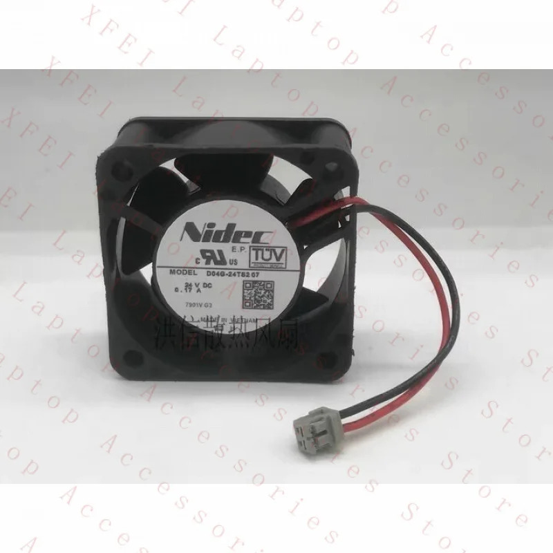 C Nidec 팬D04G-24TS2 07 DC24V 0.17A 4020 40x20MM 2선