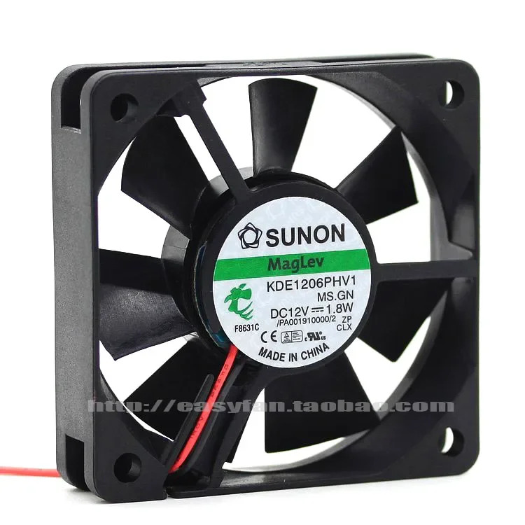 JFG SUNON 6015 DC12V 1.8W KDE1206PHV1 6cm 마그네틱 냉각팬