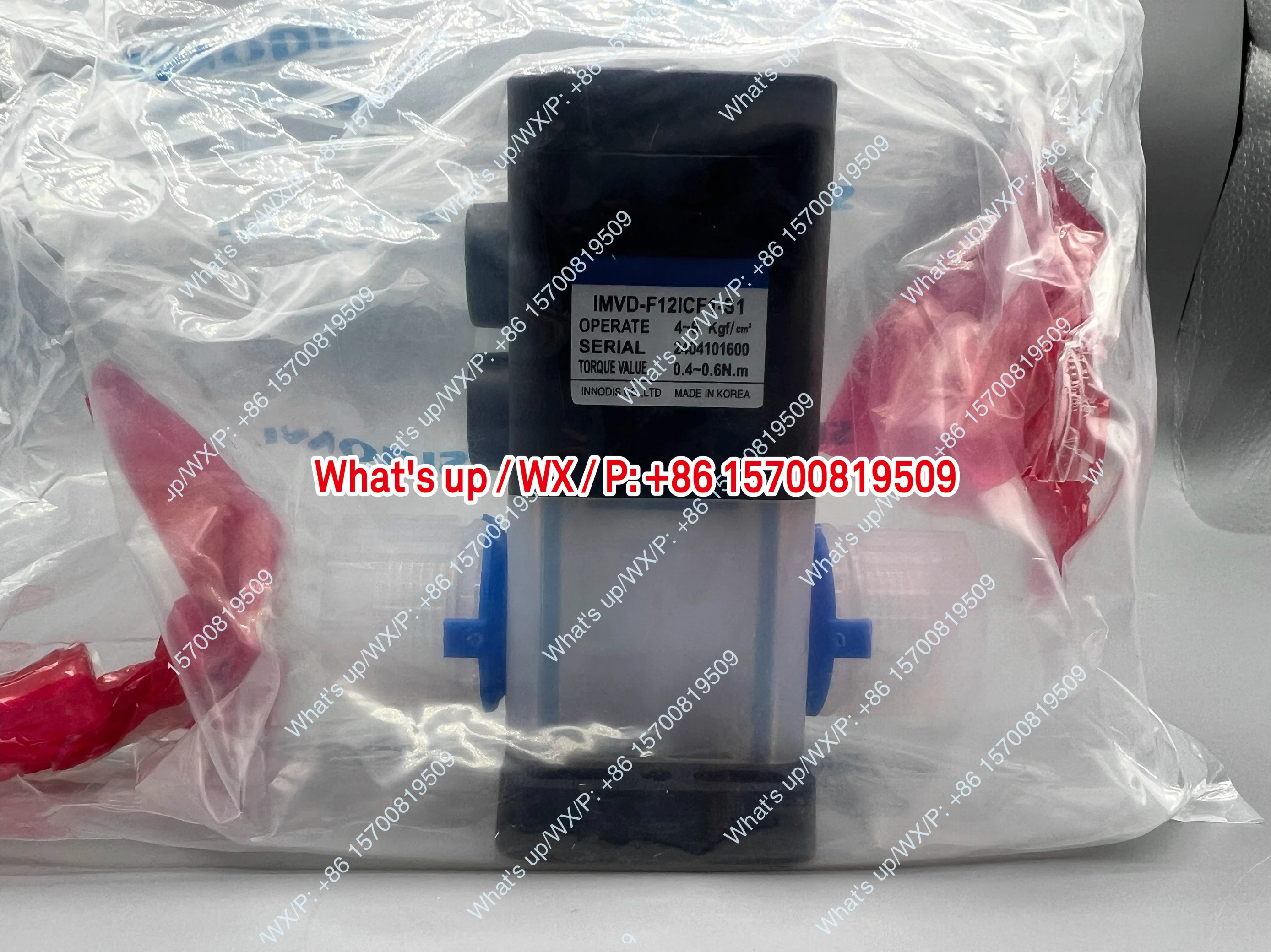 액체 밸브적PFA 소재 공압식 IMVD-F12ICF1-S1 다이어프램 밸브
