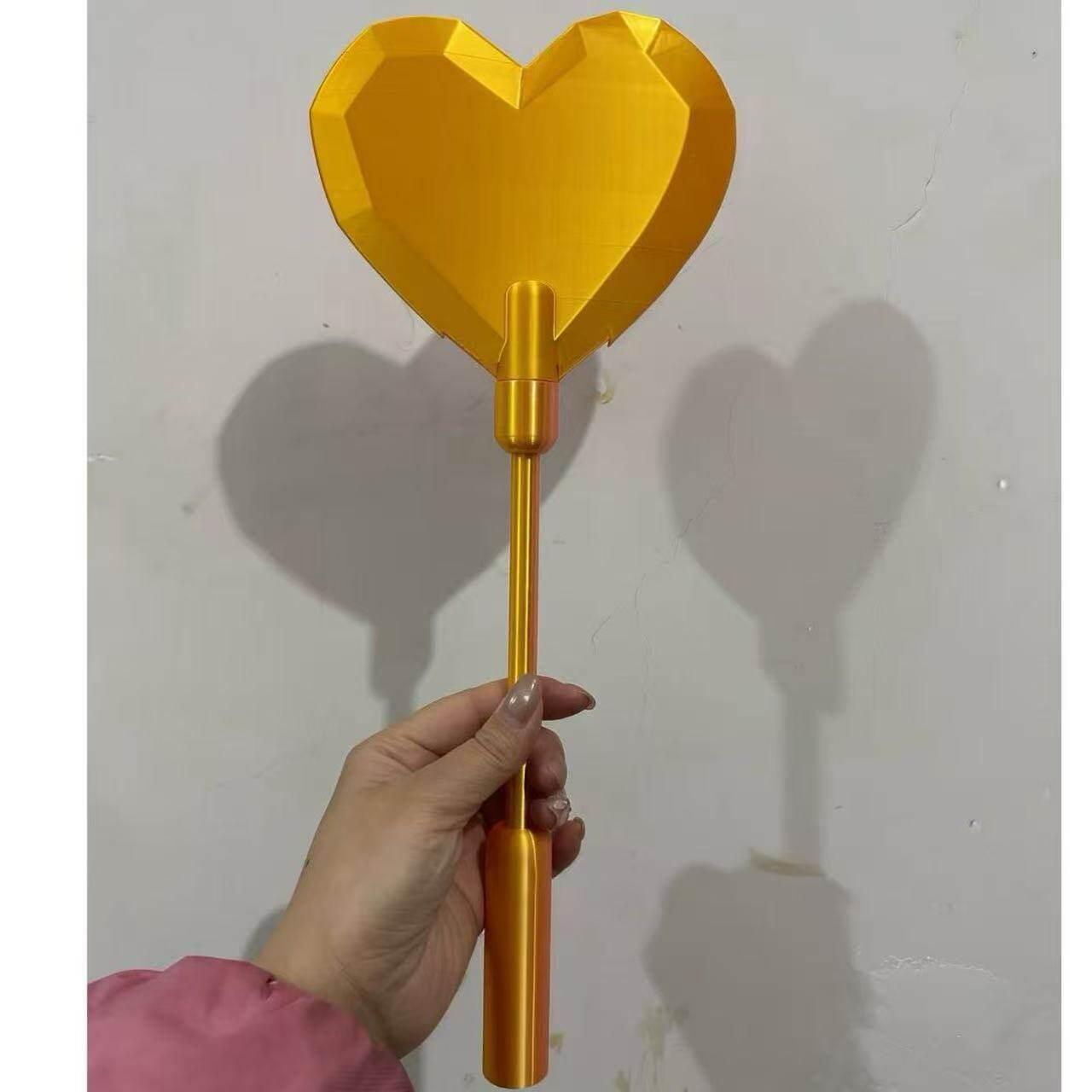 요술봉 카드케이스 하트 요술지팡이 카드홀더 인싸템 터치 결제기 핑크골드 투톤 하트 - 상세 이미지 2