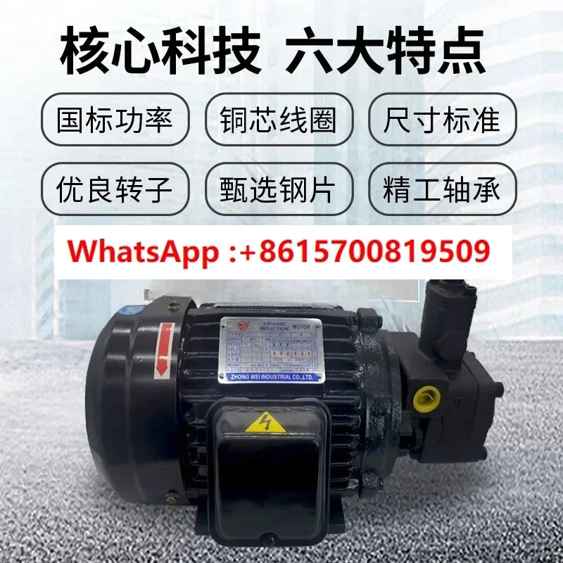 VP20 0.75KW1.5 유압 펌프 어셈블리 내부 샤프트 모터 스테이션 액세서리 시스템