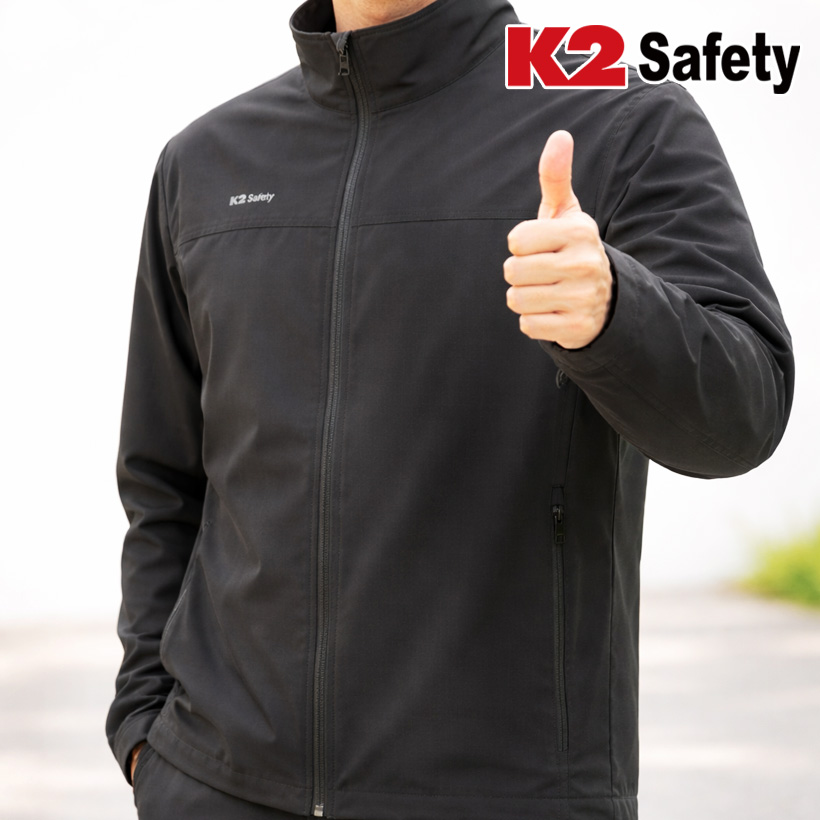 K2세이프티 봄작업복자켓 건설현장 노가다 춘추작업복상의 여름 공장 현장복잠바 - 상품 이미지