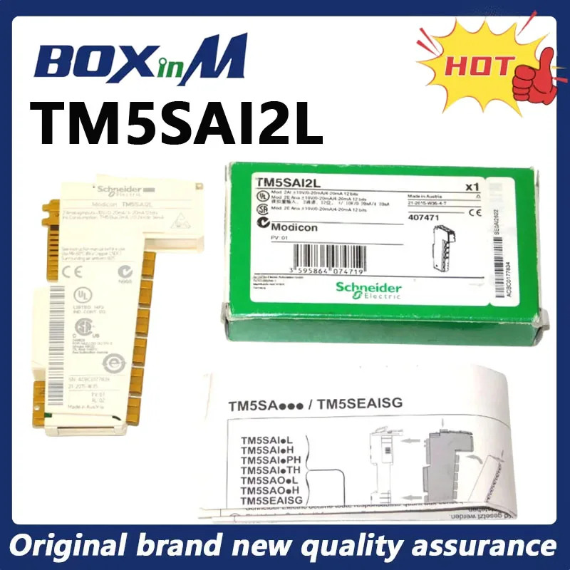 오리지널 Schneider TM5SAI2L 아날로그 모듈
