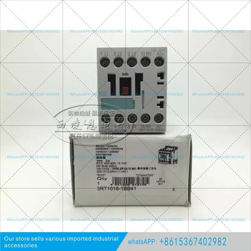 3RT1016-1BB42 24V 오리지널 DC 접촉기 3RT1016-1BB41
