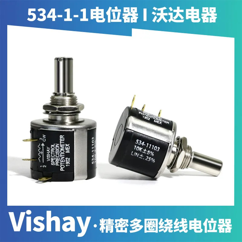 VISHAY 다회전 와이어 권선형 전위차계 MOD534-1-1-1 정밀 534-11102-11103 10개
