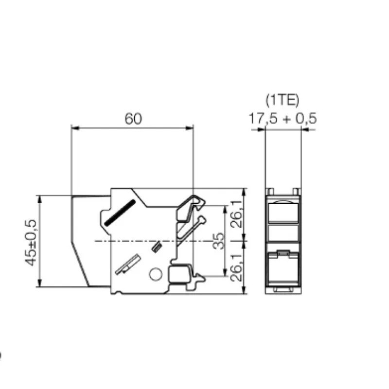 오리지널 커넥터 IE-XM-RJ45/IDC 8808360000