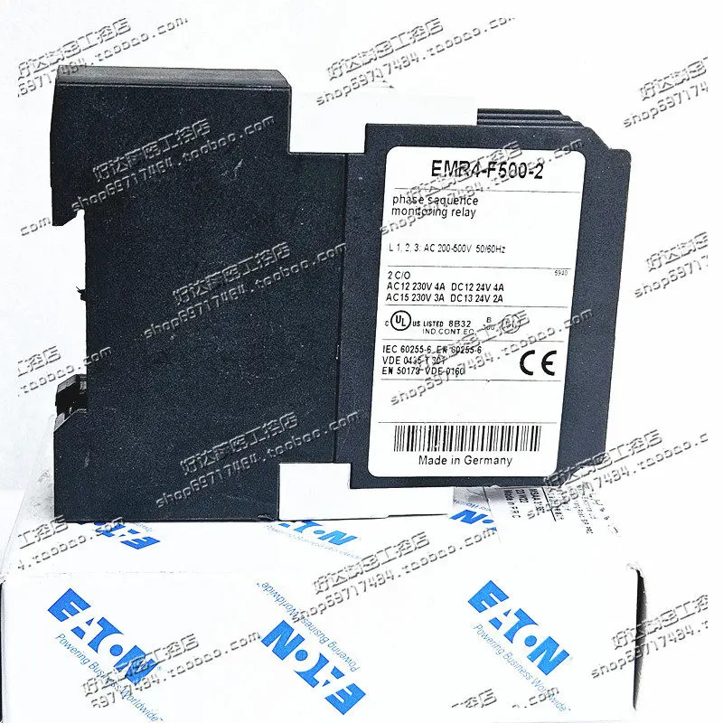 오리지널 이튼 MOELLER 위상 시퀀스 릴레이 EMR4-F500-2 포장 컨트롤러
