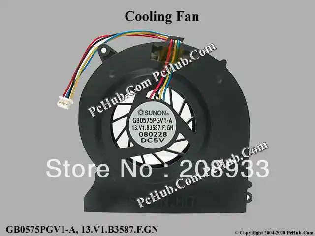 GB0575PGV-A 13.V1.B3587.F.GN SUNON 노트북 팬