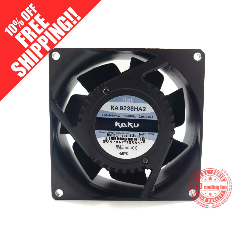JFG for KAKU KA9238HA2 9038 220V 0.08A 볼 베어링 9CM 냉각팬