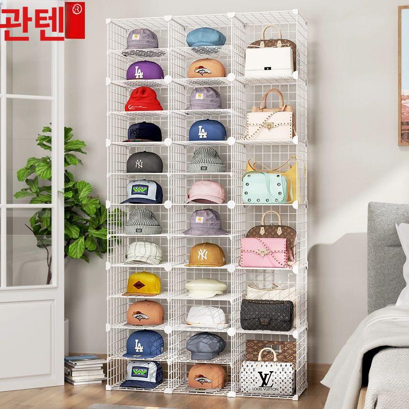 업소용모자걸이 전시용 소품 블랙 행거 진열대 디스플레이 정리 보관 거치대 매장용 - 상세 이미지 3