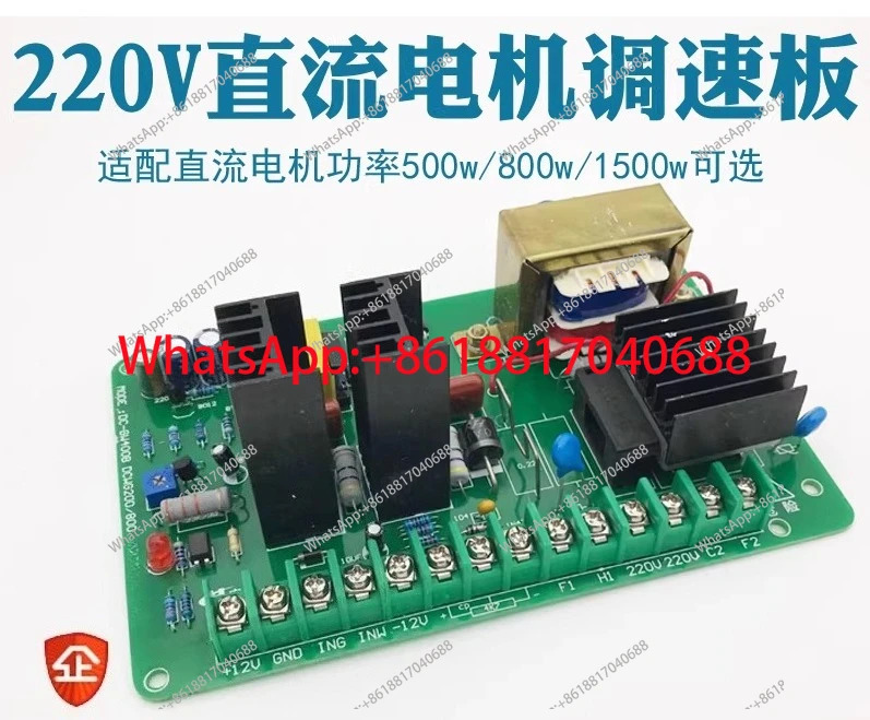 220V DC 모터 거버너 보드 컨트롤러 500W/800W 고출력