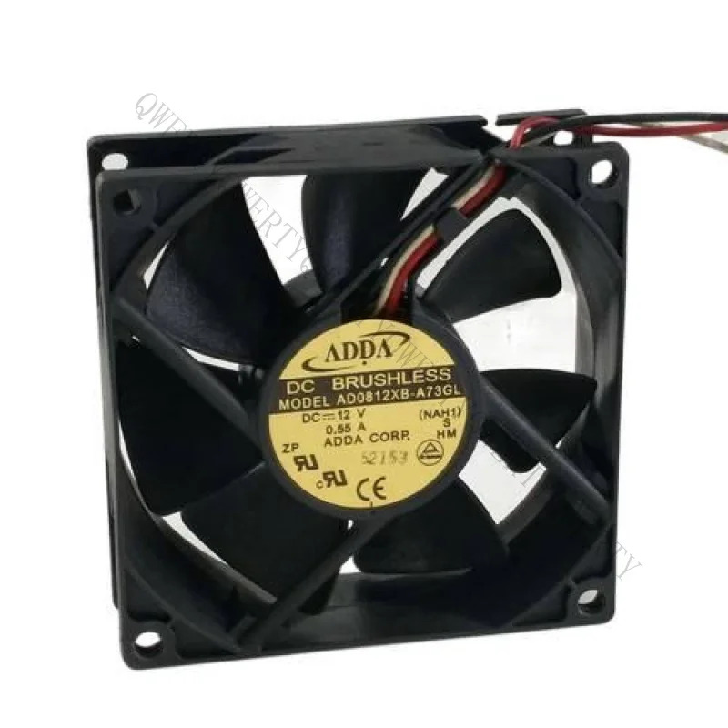 Sp ADDA AD0812XB-A73GL DC12V 0.55A 3핀 냉각팬 QW.