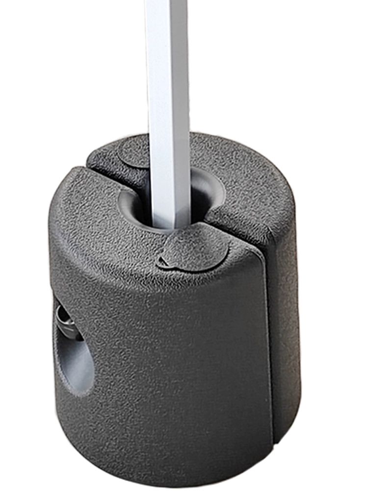 천막 지지대 야외광고용 파라솔대 고정 받침 주입 블랙 10kg [지름 3cm 이내 기둥용] - 상세 이미지 5