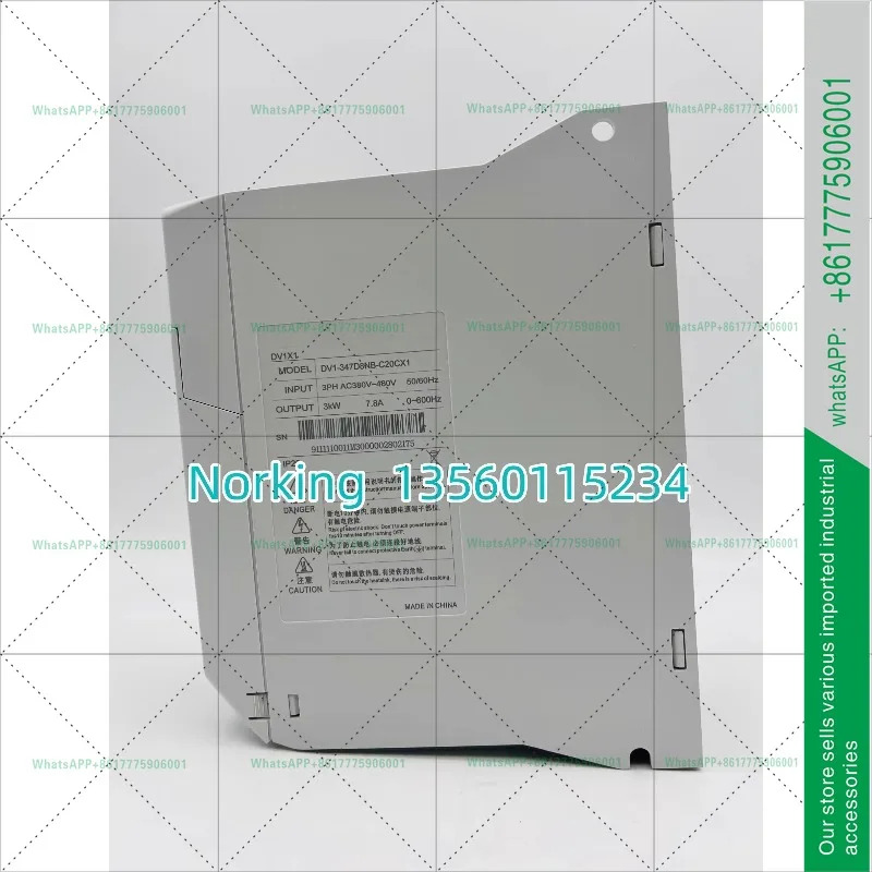 3KW 저전압 380V 인버터 DV1-347D8NB-C20CX1 신