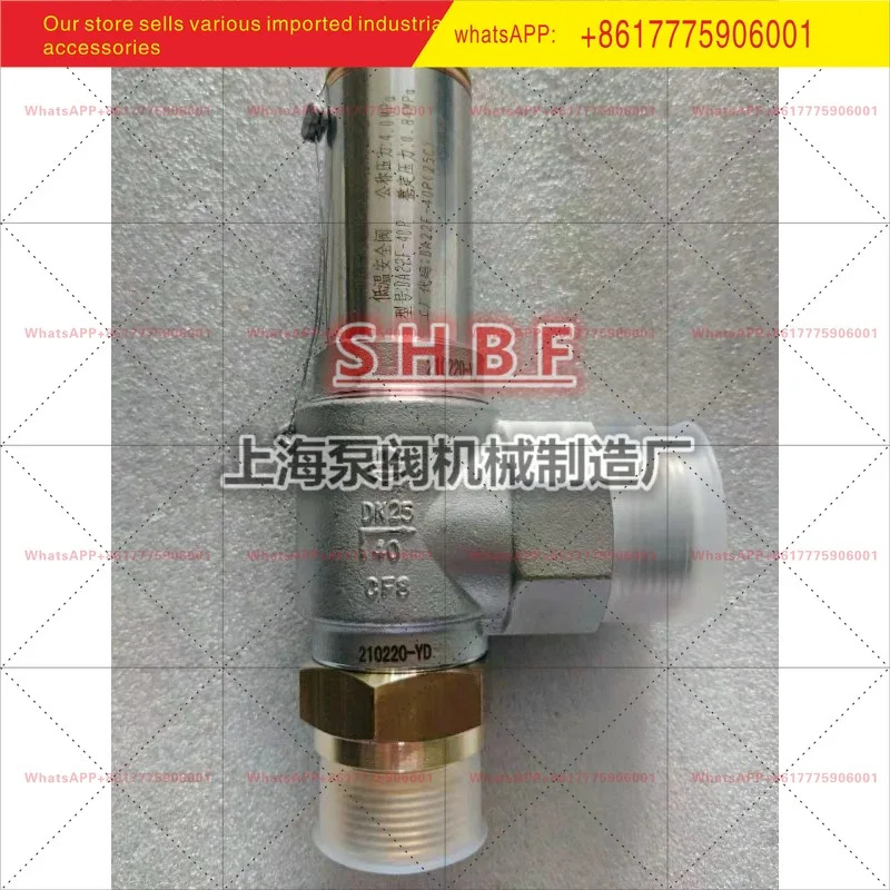 바이투 극저온 안전 밸브 DA22F-40P DA22Y-40P 액체 질소 산소 LNG DN25