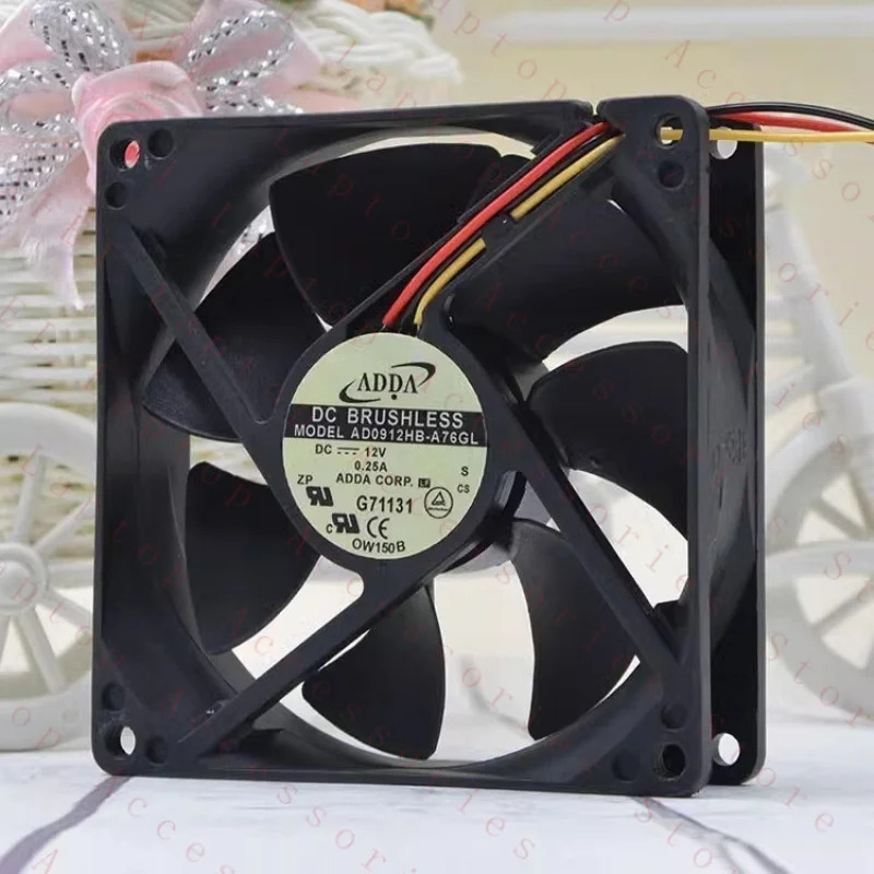 C AD0912HB-A76GL 9025 DC12V 0.25A 9CM 3선 냉각팬