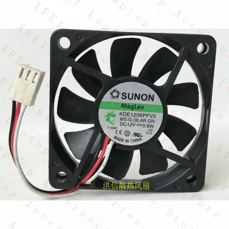 C SUNON 팬KDE1206PFV3 DC12V 0.8W 6010 6cm 3선