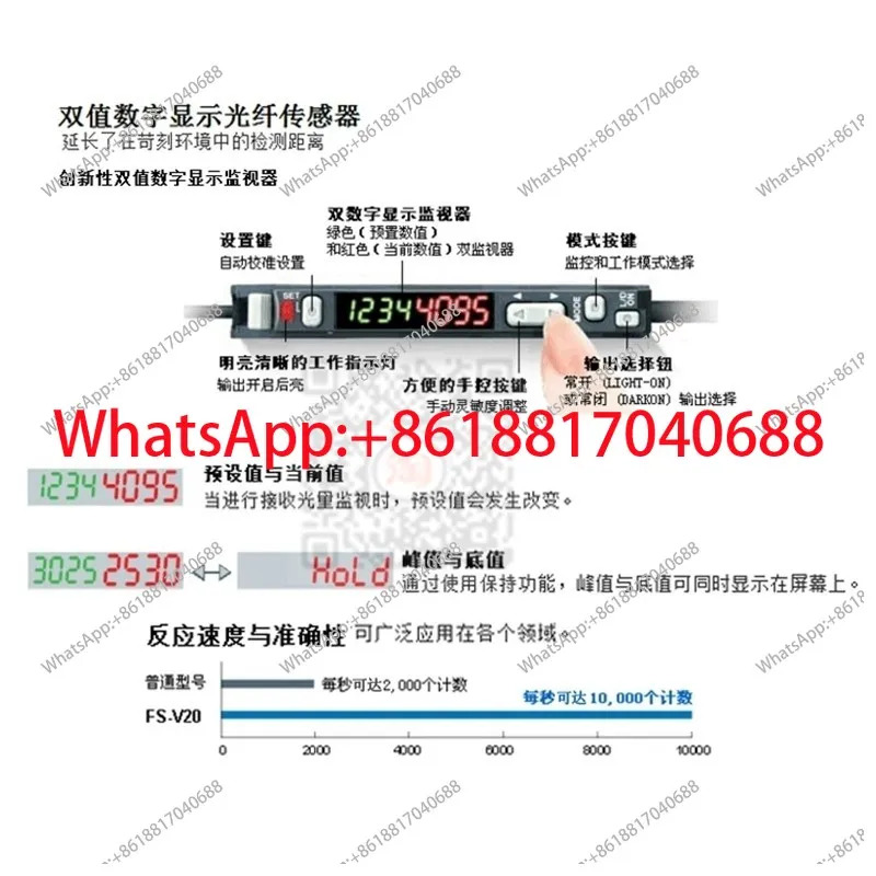 광섬유 증폭기 센서 FS-V11 FS-N18N N11N