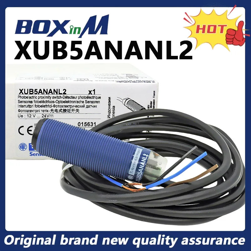 오리지널 Schneider XUB5ANANL2 M18 광전스위치 센서 리미트 스위치 조정 가능팬쉬