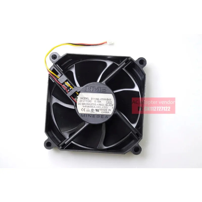 JFG NMB-MAT 8025 24V 0.18A 3110KL-05W-B69 전원 인버터 8cm 팬 3선