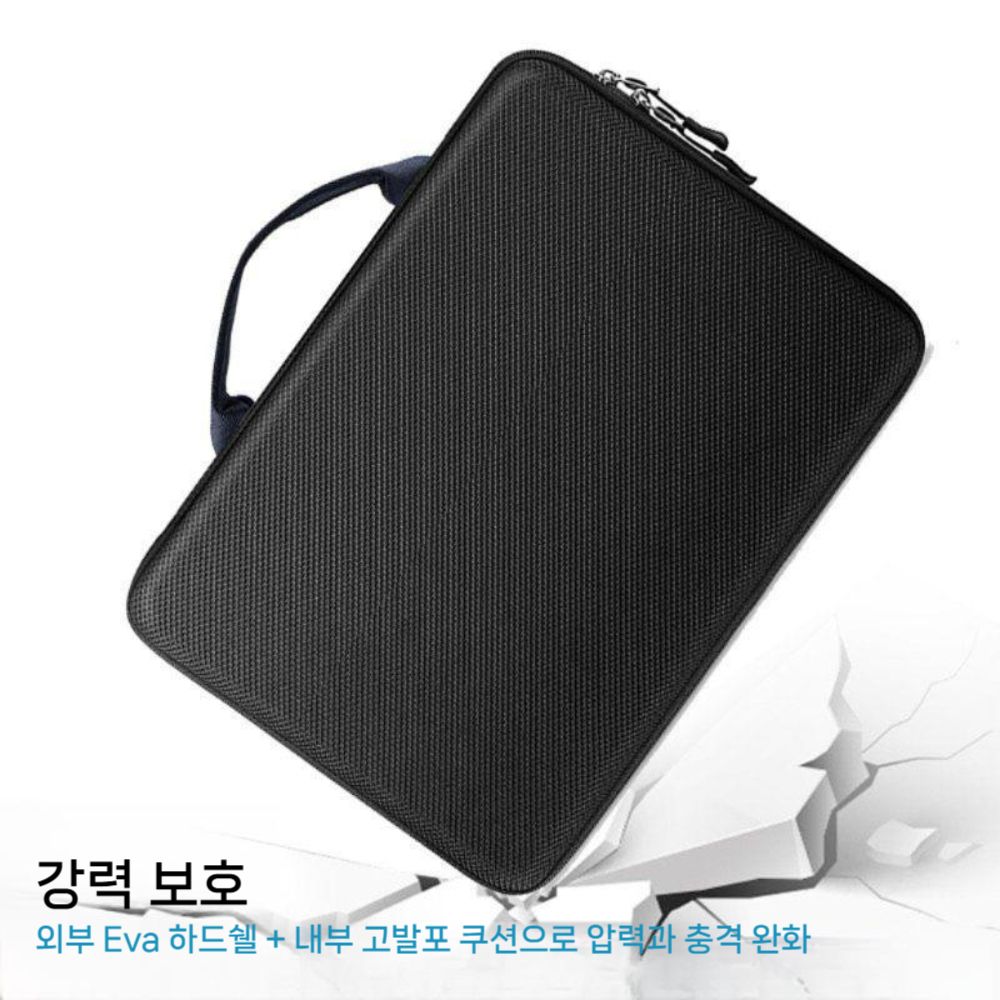 갤럭시북6 프로 울트라 가방 16인치 노트북 하드쉘 가방 에어백 쿠셔닝 수납 케이스 - 상세 이미지 3