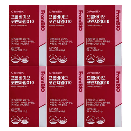 프롬바이오 코엔자임Q10 500mg x 30캡슐 6개
