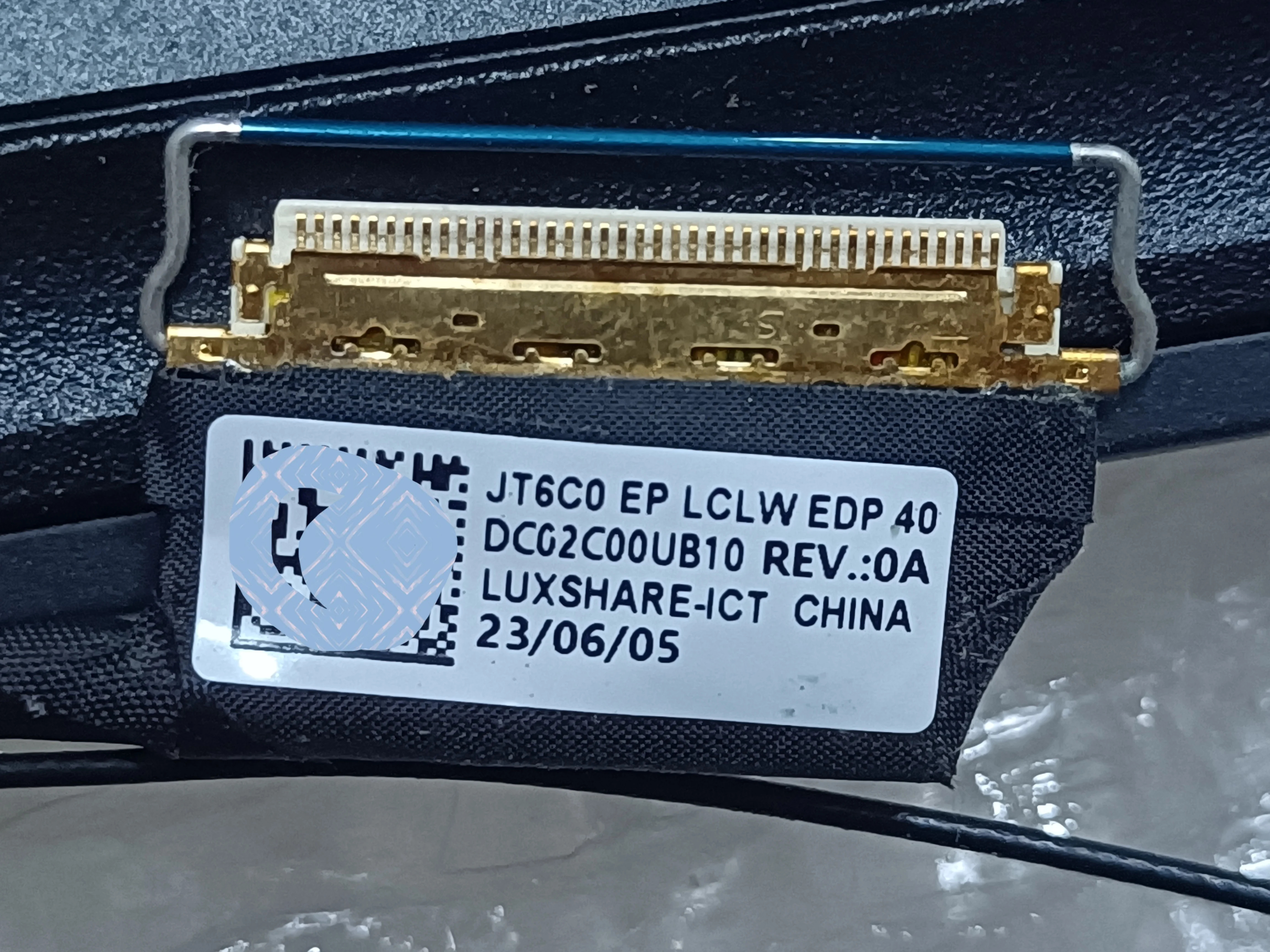 ThinkPad T16 Gen 2 P16s Gen1 OLED FHD 스크린 상단 반쪽 세트 어셈블리용