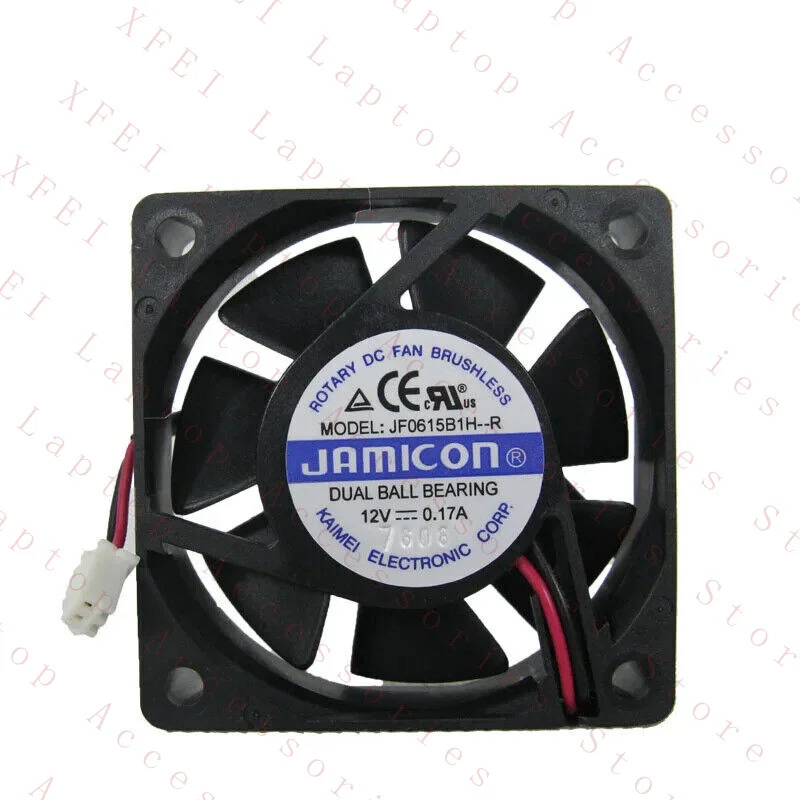 C 6015 12V 0.17A 6CM 더블 볼 JF0615B1H-R 냉각팬용