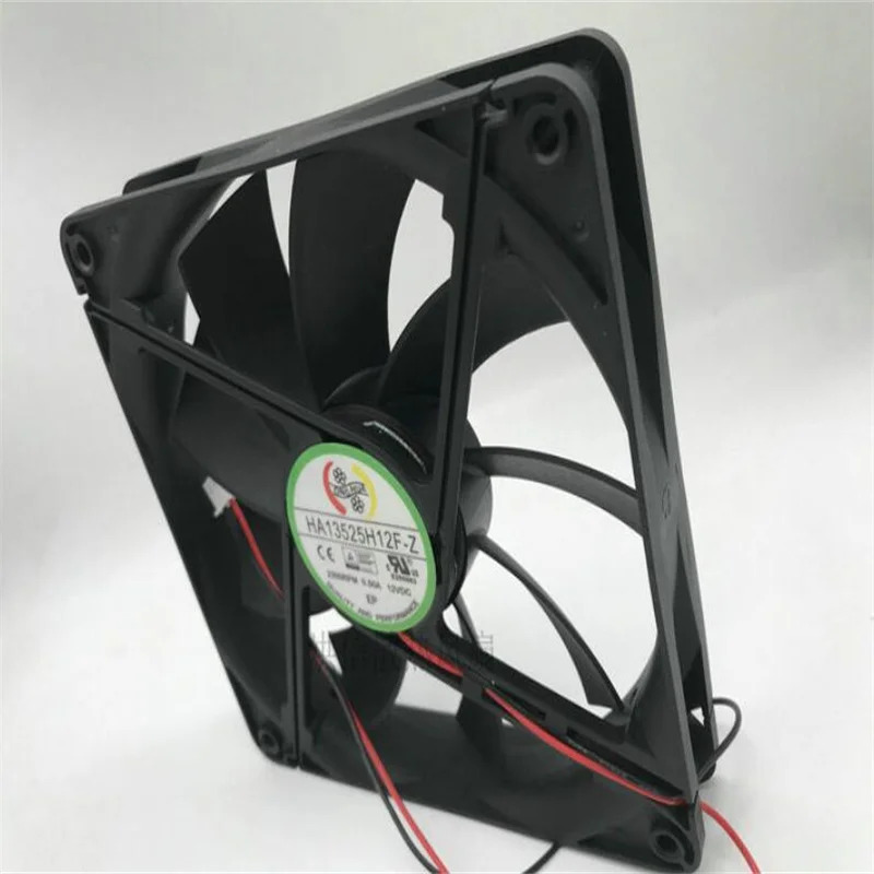JFG 12V 0.5A HA13525H12F-Z 13.5cm 이선식 DC 팬 전원공급장치 13525팬