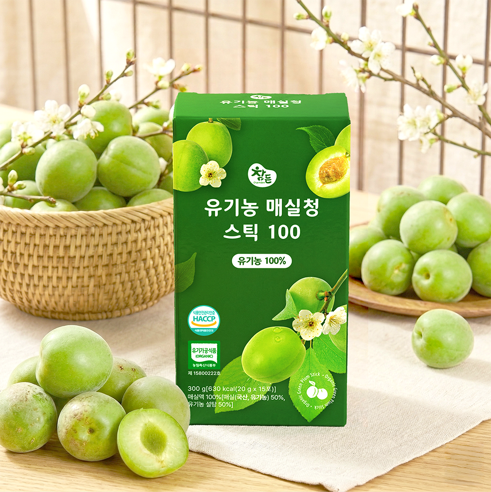 참든 유기농 매실청 스틱 100 20g 15포, 3개 - 상품 이미지