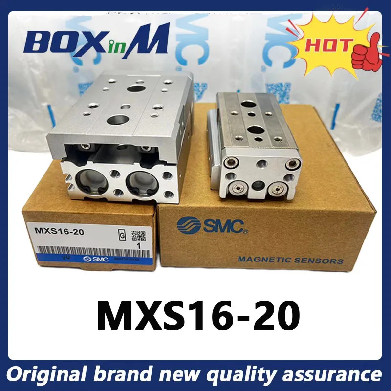 오리지널 SMC MXS16-20 슬라이드 실린더