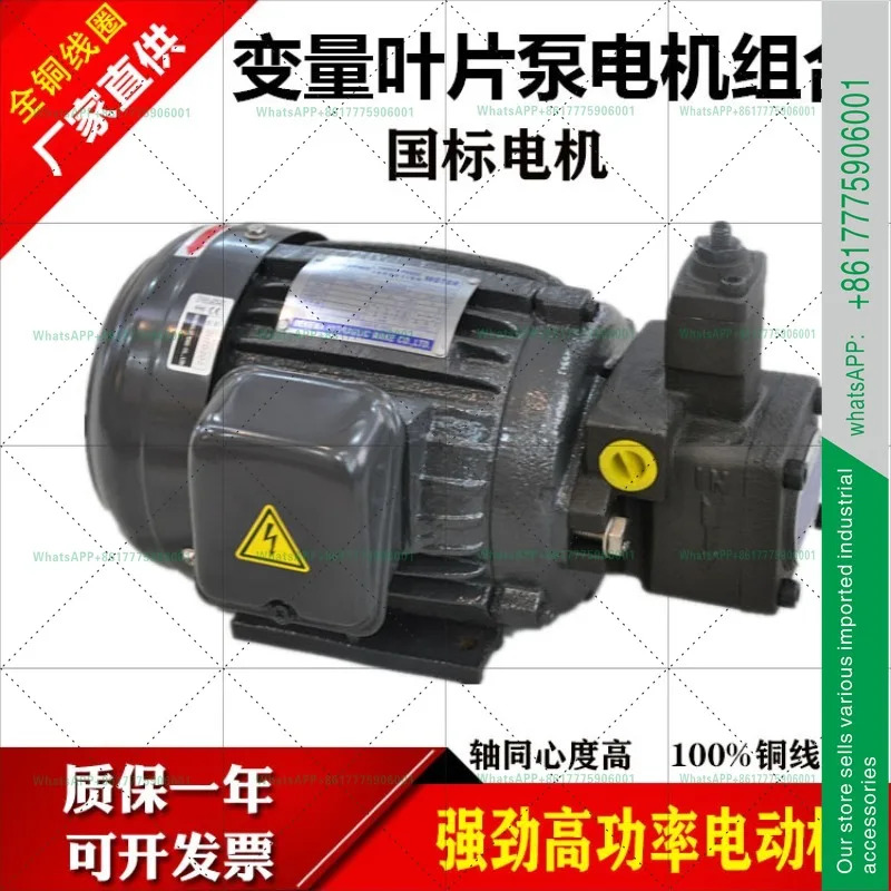 유압 오일 펌프 모터 조합 VP20  0.75KW 1.5KW VP30 2.2KW