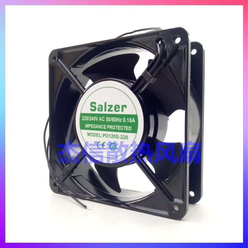 SALZER 팬 PD120S-220 AC220/240V 12038 12cm 2선 알루미늄프레임
